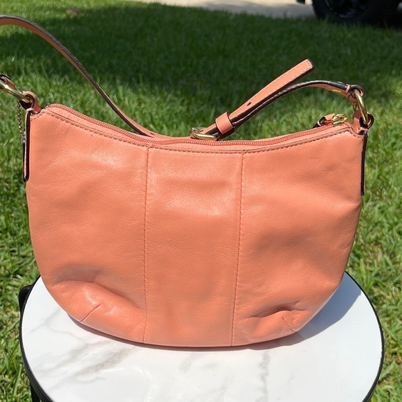 COACH Kristin Leather Top Handle Pouch - Picture 2 of 10